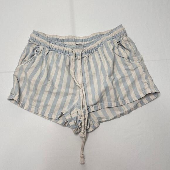 Aerie Striped With Drawstring Shorts Size Small Super Comfy & Cute For Summer - Picture 1 of 4
